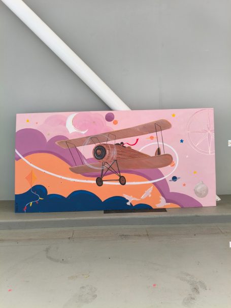 Fresque amovible Musée Air et Espace